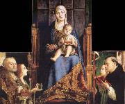 Antonello da Messina Madonna with SS Nicholas of Bari,Anastasia oil painting on canvas